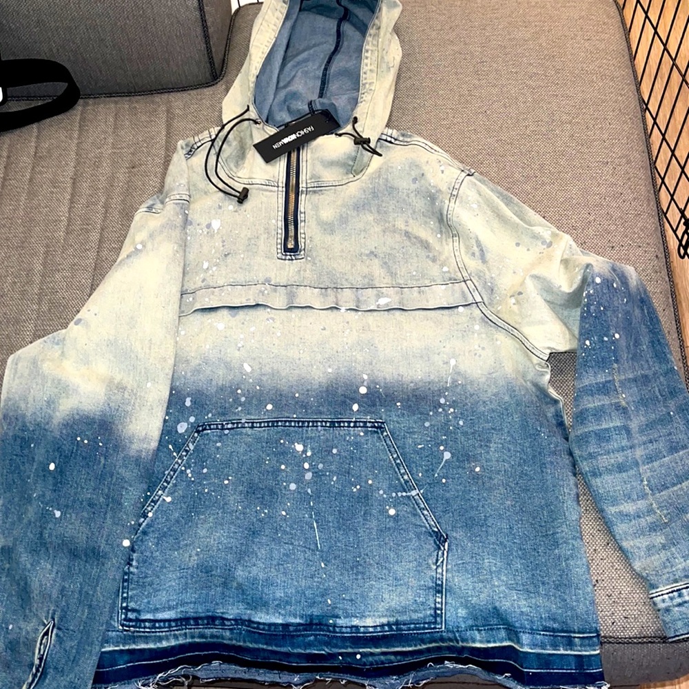Fashinova Men Jean Pullover